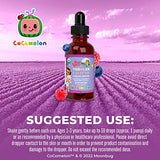 MaryRuth's | Cocomelon Toddler Black Elderberry Liquid Supplement | USDA Organic | Sambucus | Ages 1-3 Years | Immune Support & Overall Health | Vegan, Non-GMO, Gluten Free | 30 Servings