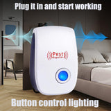 Ultrasonic Pest Repellent 10 Pack, Mouse Repellent Indoor Mosquito Pest Repellent, Indoor Ultrasonic Repellent for Roach, Rodent, Mouse, Bugs, Mosquito, Mice, Spider, Electronic Plug in Pest Control