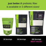 Prebiotic Fiber Supplement for a Healthy Gut | Fiber Powder with Zero Grit Zero Taste and No Bloating or Gas | Feel Full Faster | Keto Non-GMO Gluten Free Vegan 50 Servings