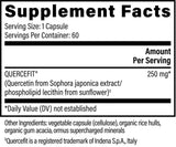 Global Healing Center Quercetin 250 mg Supplement to Support Immune System Function, Respiratory Health & Body's Natural Response to Occasional Allergies-QuerceFIT without Bromelain & Zinc-60 Capsules