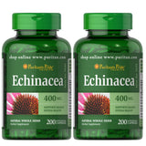 Puritan's Pride Echinacea 400 mg, Twin Pack 400 Total Count, 0.32 pounds