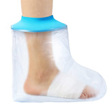 Waterproof Foot Cast Cover for Shower Ankle Wound Protector Bath Adult Watertight Cast Bag Showering for Surgery Foot, Ankle, Burns Reusable