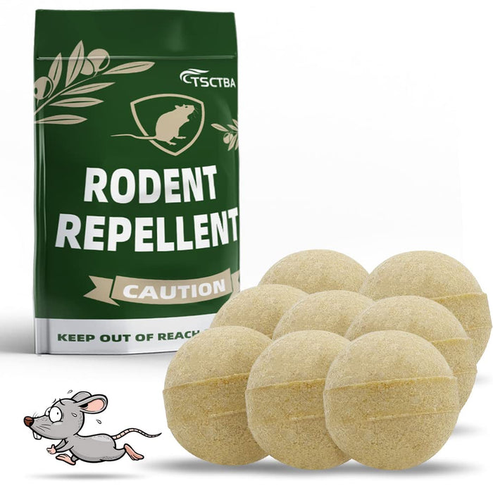 TSCTBA Rodent Repellent, Mouse/Rat Repellent, Mice Repellent for House, Peppermint to Repel Mice, Mouse and Rats, Natural Rodent Repellent Indoor and Outdoor - 8P