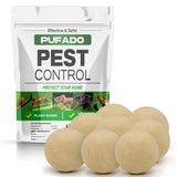 Pufado Pest Control, Rodent Repellent, Mice Repellent Indoor, Peppermint Oil to Repel Mice and Rats, Roach, Ant, Spider, Mosquito & Moth, RV Mouse Deterrent, Keep Mice Away for Outdoor-8 Packs