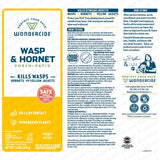 Wondercide - Wasp and Hornet Killer Aerosol Spray with Natural Essential Oils - Kill Wasps, Hornets,and Yellow Jackets - for Porch, Patio, and Outdoor Areas - Pet and Family Safe - 10 oz - 2 Pack