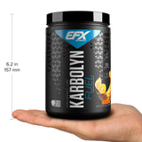 EFX Sports Karbolyn Fuel | Fast-Absorbing Carbohydrate Powder | Carb Load, Sustained Energy, Quick Recovery | Stimulant Free | 18 Servings (Orange)