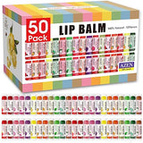 AZEN 50 Pack Lip Balm, Natural Lip Balm Bulk, Lip Care Product, Moisturizing Lip Balm for dry cracked lips