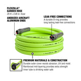 Flexzilla Garden Hose 5/8 in. x 25 ft, Heavy Duty, Lightweight, Drinking Water Safe, ZillaGreen - HFZG525YW-E