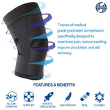 OrthoSleeve Orthopedic Brace for Tendinitis, Arthritis, ACL, MCL, Injury Recovery, Meniscus Tear, knee pain, aching knees, patellar tendonitis and arthritis (XL, Tan, Single)