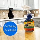 Nature's MACE Cat Repellent 40oz Concentrate/Treats 15,000 Sq. Ft. / Keep Cats Out of Your Lawn and Garden/Train Your Cat to Stay Out of Bushes/Safe to use Around Children & Plants