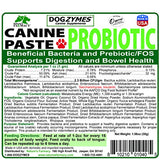 Dogzymes Canine Probiotic Paste Beneficial Bacteria-Enzyme 2.3 Billion CFU/gm Saccharomyces boulardii Organic Dried Honey Powder (30 Gram)