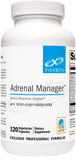 XYMOGEN Adrenal Manager - Energy, Stress Response + Adrenal Gland Support - Adrenal Supplement with L-Tyrosine, Zinc Chelate, VIT B6, Magnesium, Pantothenic Acid, Rhodiola Rosea (120 Capsules)