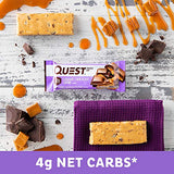 Quest Nutrition Caramel Chocolate Chunk Protein Bars, High Protein, Low Carb, Gluten Free, Keto Friendly, 12 Count (Pack of 1)