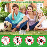 4Pack Natural Mosquito Repellent, Mosquito Repellent for Kids and Adults, Powerful Mosquito Repellent for Indoor Outdoor Patio Yard Backyard, Safe Mosquito Insect Deterrent Barrier