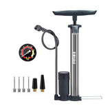 VIMILOLO Bike Floor Pump with Gauge,Ball Inflator Bicycle Pump with high Pressure Buffer Easiest use with Both Presta and Schrader Bicycle Valves-160Psi Max(Classic Upgrade)