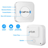 CallToU Wireless Caregiver Pager Call Button Call Bell Medical Alert System for Seniors Patients Elderly at Home 2 Waterproof Transmitters 3 Plugin Receivers