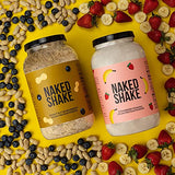 NAKED nutrition Naked Shake - Vegan Protein Powder, Strawberry Banana - Flavored Plant Based Protein with Mct Oil, Gluten-Free, Soy-Free, No Gmos Or Artificial Sweeteners - 30 Servings