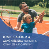 Ionic Fizz Super D-K Calcium Plus by Pure Essence - with Extra Magnesium, Vitamin D3, Vitamin K2 for Strong Bones and Stress Support - Raspberry Lemonade - 7.41oz