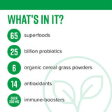 Vibrant Health, Green Vibrance, Vegan Superfood Powder, 60 Servings