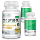 COD Liver Oil | 300 Softgels | Natural Source of Omega 3 Fatty Acids | Triple Strength | Best Immune Health, Healthy Bones & Muscles Dietary Supplement |
