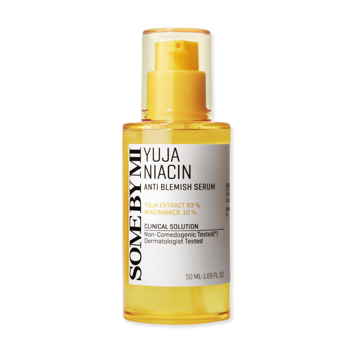 SOME BY MI Yuja Niacin Anti Blemish Serum - 1.69Oz, 50ml - 10% Niacinamide and Vitamin C Serum for Face Brightening - Skin Pigmentation and Blemish Care for Dull-Looking Skin - Korean Skin Care
