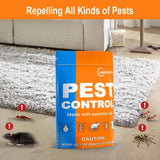 ANEWNICE Pest Control Pouches,Peppermint Oil Pest and Rodent Repellent,Mouse/Rat/Mice Repellent,Natural Mosquito Repellent, Repel Roach&Other Pests -12 Pouches