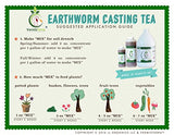 Worm Tea for Gardening and Composting - 32oz Quart - Organic Earthworm Soil Enhancer - Vermicompost Fertilizer - Increase Yields, Boost Growth - Vegetables, Flowers, Fruit and Trees - Plant Probiotic