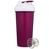 GOMOYO [4 Pack] 28 oz Shaker Bottle | Protein Shaker Bottle with Mixing Agitators (Black/Rose, Purple/White, Pink, Mint/White) | Shaker Bottle for Protein Mixes Pack is BPA Free and Dishwasher Safe