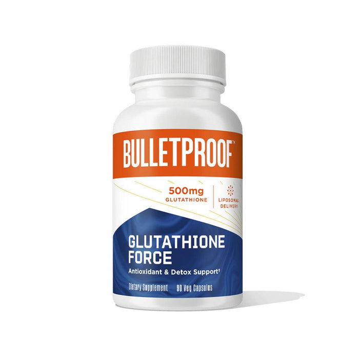 Bulletproof Glutathione Force Antioxidant and Detox Support Capsules, 90 Count, Supplement for Liver Detox and Immune Support