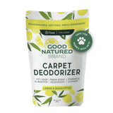 Good Natured Brand | Carpet Freshener & Deodorizer Powder | Pet Odor Eliminator for Strong Odor & Pet Urine | Fresh Natural Lemon & Eucalyptus Scent | Biodegradable, Safe for Homes with Pets - 31oz