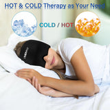 iTHERAU Migraine Ice Head Wrap - Headache Relief Hat With Cold Compress for Sinus, Stress and Tension Relief