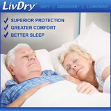 LivDry Adult Incontinence Underwear, Overnight Comfort Absorbency, Leak Protection (XXX-Large (10 Count))