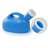 Portable Urinals for Men ONEDONE Men's Urinal Bottle Spill Proof Male Pee Bottle Urine Bottles 68 OZ for Hospital Home Camping Car Travel 45" Long Hose with Lid (Blue)