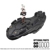 BV Bike Cleats Compatible with Shimano SPD SH51- Spinning, Indoor Cycling & Mountain Bike Bicycle Cleat 2 Pairs Set