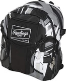 Rawlings | REMIX Backpack Equipment Bag | T-Ball & Youth Baseball / Softball | Black