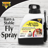 Revenge Barn & Stable Fly Spray, 1.33 Gallon Ready-to-Use Long Lasting Insecticide Controls Fleas and Ticks
