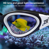 ZIONOR Swim Goggles, G1 Polarized Swimming Goggles UV Protection Leakproof Anti-fog Adjustable Strap for Adult Men Women (Polarized Mirror Gold Lens)