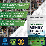 Opportuniteas Grass Fed Whey Protein Powder Isolate - Unflavored - Low Carb Keto & Paleo Diet Friendly - Pure Grass-Fed Protein for Shakes, Smoothies, Drinks & Recipes- Non GMO & Gluten Free - 1 Pound