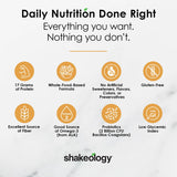 shakeology Whey Protein Powder, Gluten Free Superfood Protein Shake with Supergreens, Probiotics for Gut Health, Adaptogens, Vitamins, 17g Protein per Serving, Chocolate, 30 Servings