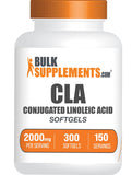 BULKSUPPLEMENTS.COM Conjugated Linoleic Acid Softgels - CLA Supplements, CLA 2000mg, CLA Safflower Capsules, CLA Pills - 2 CLA Softgels per Serving, 150-Day Supply, 300 Softgels