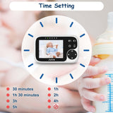 JUAN Video Baby Monitor with Camera and Audio - No WiFi Baby Camera Monitor with 3.2'' IPS Screen for Kids/Pets/Elderly, Pan/Tilt/Zoom Camera, 1000FT, Night Vision, VOX Mode