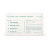Everlywell Female STD Test - at Home - CLIA-Certified Adult Test - Discreet, Accurate Analysis for 6 Common STDs - Results Within Days