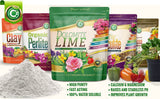 Dolomite Lime - Made in USA - Garden Soil Amendment Fertilizer for Plants. Calcium/Magnesium Additive. Safely Raise & Stabilize pH - Earthbox Tomatoes & Peppers Blossom End Rot. OMRI Listed