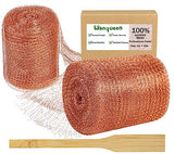 Copper Mesh Roll for Mice Rat Rodent Repellent, Sturdy 5’’ * 32Ft Copper Wool Mouse Trap for Bat Snail Bird Control with Packing Tool