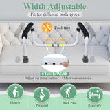 NEAUDE Stand Assist Mobility & Daily Living Aids Bed Rail Cane Chair Assist for Elderly Lift Assist Devices for Seniors, Handicap Grab Bar for Disabled Couch Safety Handle(Width Adjustable)