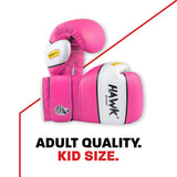 Kids Boxing Gloves for Kids Children Youth Punching Bag Kickboxing Muay Thai Mitts MMA Training Sparring Gloves (Pink, 4 oz)