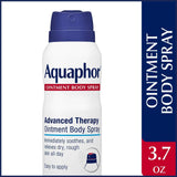 Aquaphor Ointment Body Spray - Moisturizes and Heals Dry, Rough Skin - 3.7 oz. Spray Can & Healing Ointment, Advanced Therapy Skin Protectant, Dry Skin Body Moisturizer