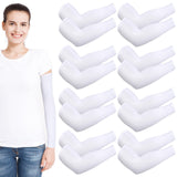 8 Pairs Eczema Sleeve for Adult and Teens Eczema Arm and Leg Sleeve for Women Men Uv Protection Sleeves Eczema Wet Wraps(Small)