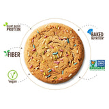 Lenny & Larry's The Complete Cookie, Birthday Cake, Soft Baked, 16g Plant Protein, Vegan, Non-GMO, 4 Ounce Cookie (Pack of 12)