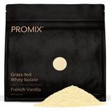 Promix Whey Protein Isolate Powder, Vanilla - 2.5lb Bulk - Grass-Fed & 100% All Natural - ­Post Workout Fitness & Nutrition Shakes, Smoothies, Baking & Cooking Recipes - Gluten-Free & Keto-Friendly